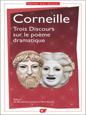 cover image of Trois Discours sur le poème dramatique